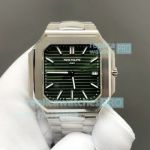 Swiss Copy BBF Patek Philippe Cubitus 45mm Green Dial Stainless Steel Watch 